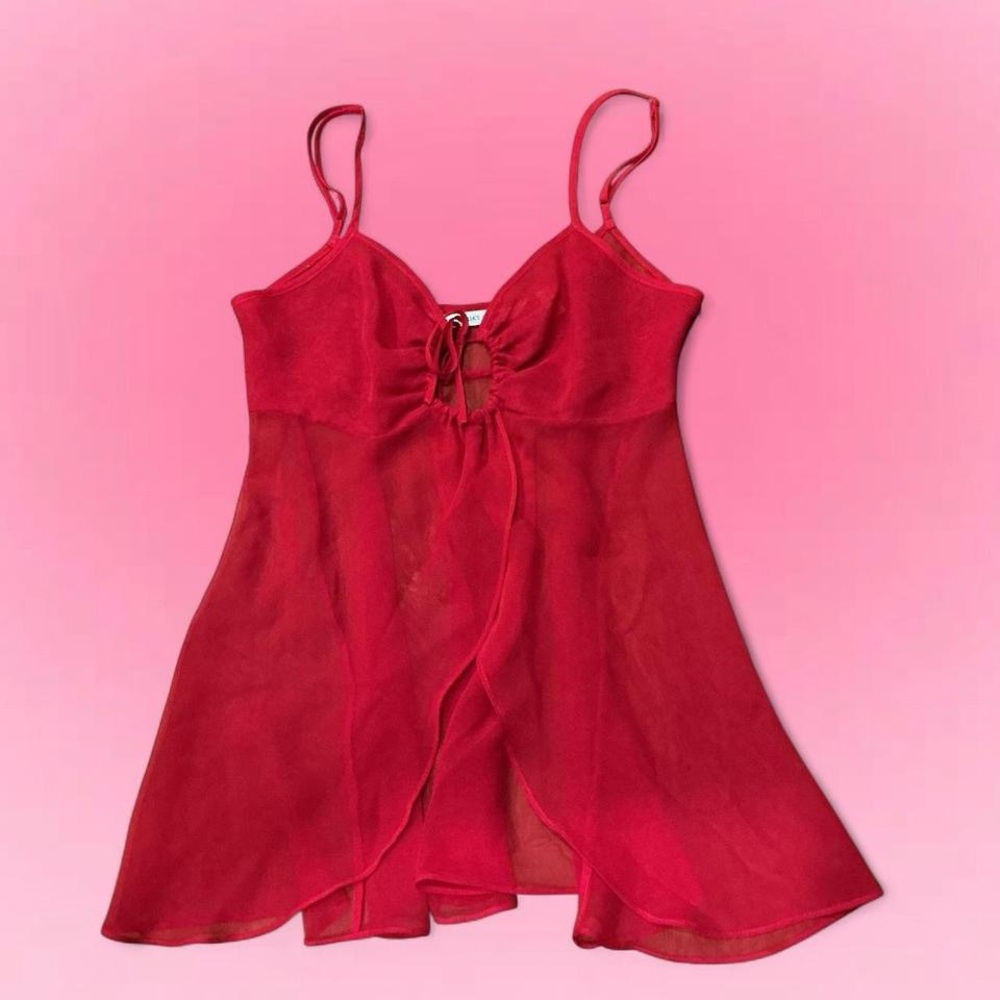 ❤️Victoria's Secret Scarlet Sheer Chemise
